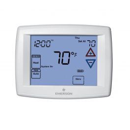 Emerson Climate-White Rodgers 1F95-1277 7-Day Programmable Thermostat Touchscreen Multi-Stage