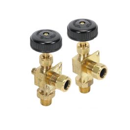 Conbraco Industries 20-351-03 1/2" Square Pattern Bronze Water Gauges W/O Rod/Glass