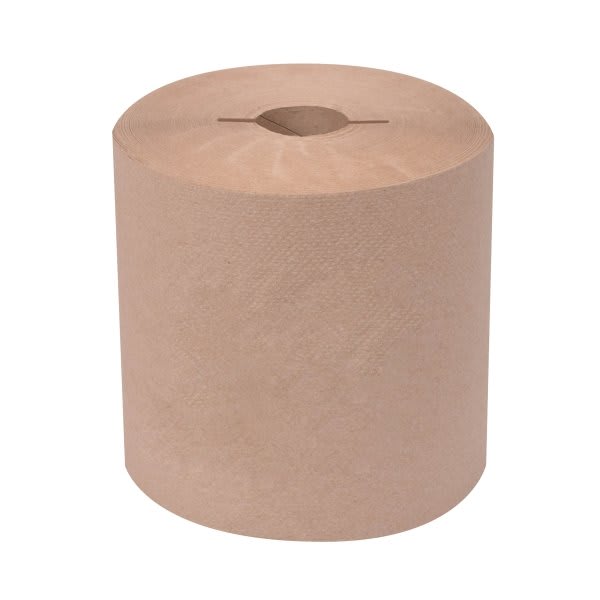 Renown Controlled Hardwound Paper Towels, 7.5" Width, Natural, 800 ft/Roll, 6 Rolls/Case