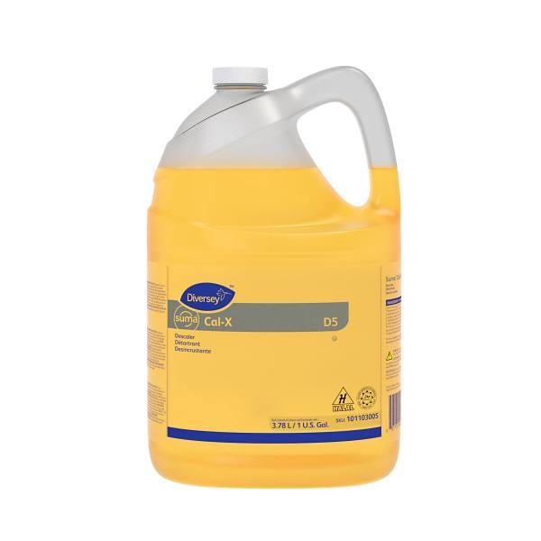 Diversey Suma 1 Gallon Cal-X Descaler Acidic Dishwasher Detergent Case Of 4
