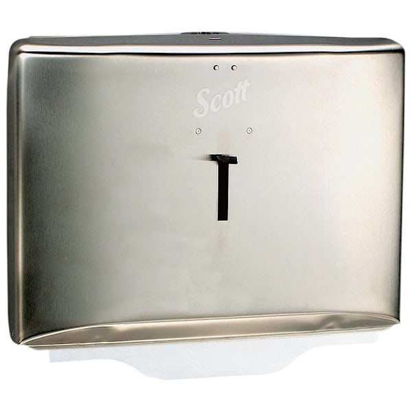 Scott Personal Seat Cover Dispenser 09512, 16.63" X 12.25" X 2.5", Stainless
