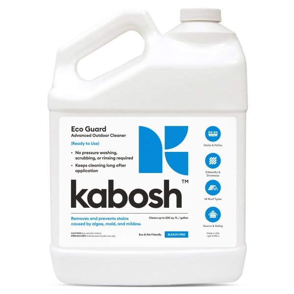 Kabosh 128 Oz Outdoor Cleaner For Algae, Mold, And Mildew Case Of 4