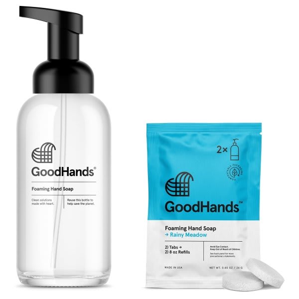 Good Hands Rainy Meadow Foaming Hand Soap Starter Kit