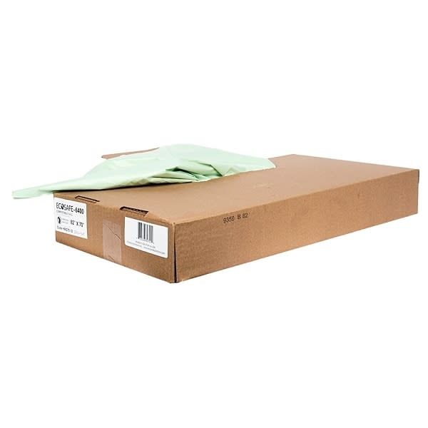 Ecosafe Compostable Can Liner 1.20 mL 82 In. X 70 In. (25-Case)