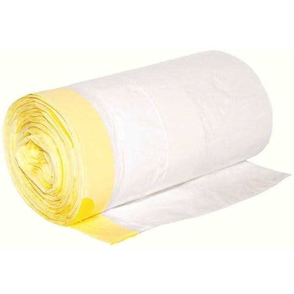 Berry Global 12 Gal. 0.8 Mil 24 In. X 28 In. White Low Trash Bags, Case Of 400