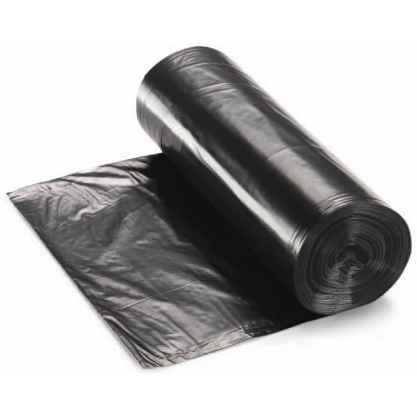 Renown Pcr Can Liner, 60 Gal., 2 Mil, Low-Density, Black, 38" X 58", Case Of 100