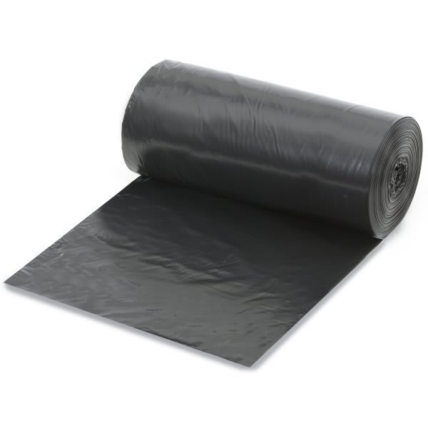 Renown Pcr Can Liner, 40-45 Gal., 1.5 Mil, Low-Density, Black, 40" X 46", Case Of 100
