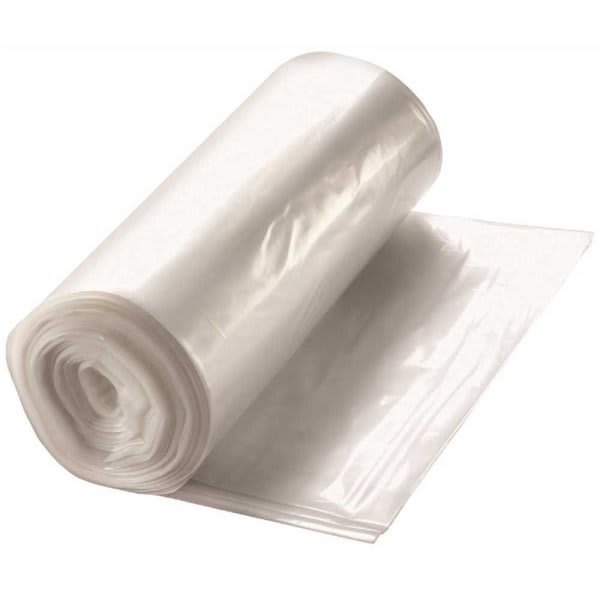 Berry Global 12-16 G 12 Mic 24x33" Natural Trash Bags 20 Rolls Of 25 Case Of 500