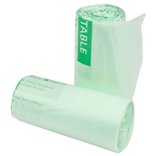 Natur-Bag 3 Gal. 17 In. X 17 In. 0.7 mL Compostable Trash Bags 20 Rolls Of 25 (500-Case)