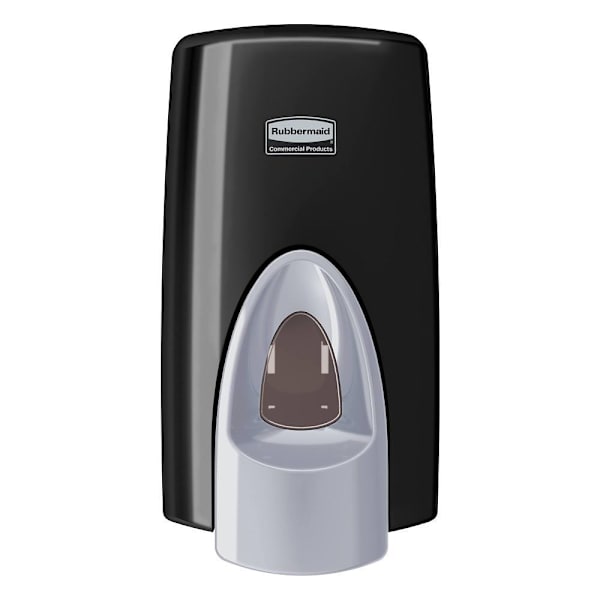 Rubbermaid Commercial Manual Foam Dispenser For Hand Soap/Sanitizer, 800 Ml, Black, 10-Pack