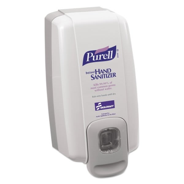 Skilcraft Purell Wall Dispenser 1,000 Ml 5.13 X 4 X 10 Gray