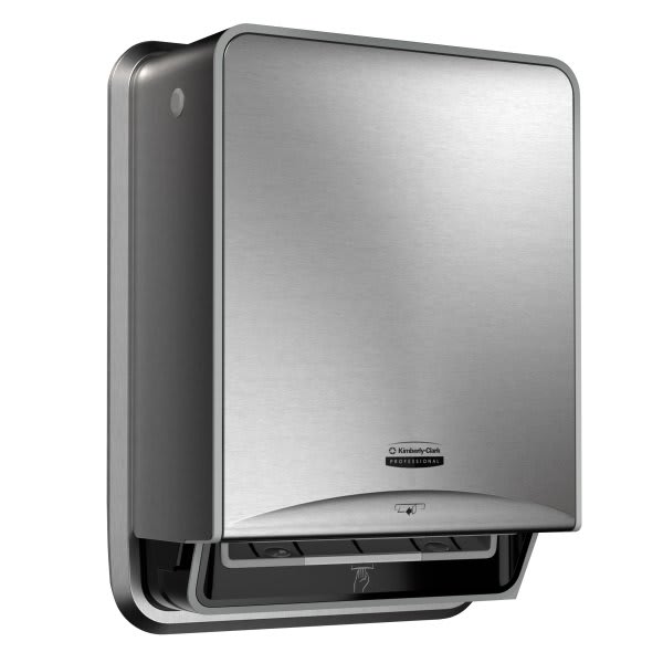 Kimberly-Clark Icon Recessed Automatic Roll Towel Dspensr Wthout Trm Stanles Steel
