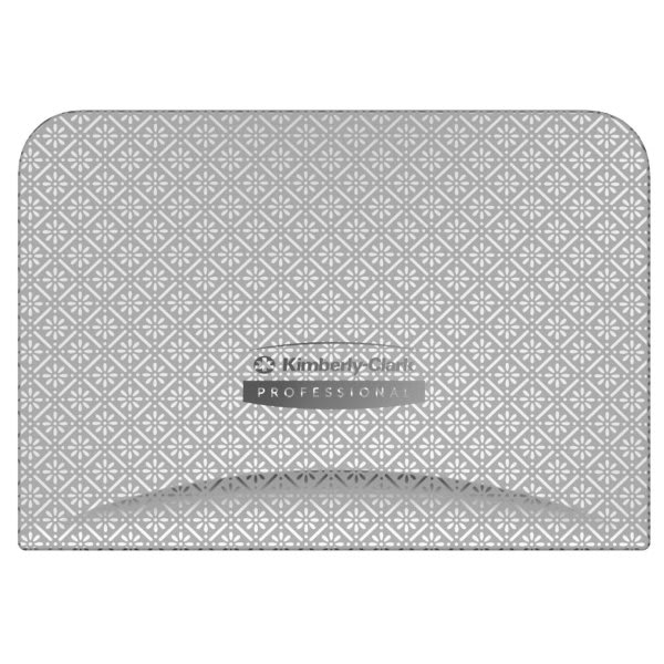 Kimberly-Clark ICON 58761 Faceplate, For 2 Roll Vertical Coreless Standard Roll Toilet Paper Dispenser, Silver Mosaic
