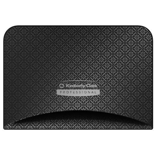 Kimberly-Clark ICON 58781 Faceplate, For 2 Roll Vertical Coreless Standard Roll Toilet Paper Dispenser, Black Mosaic