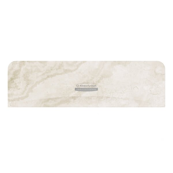 Kimberly-Clark ICON 58792 Faceplate, For 2 Roll Horizontal Coreless Standard Roll Toilet Paper Dispenser, Warm Marble