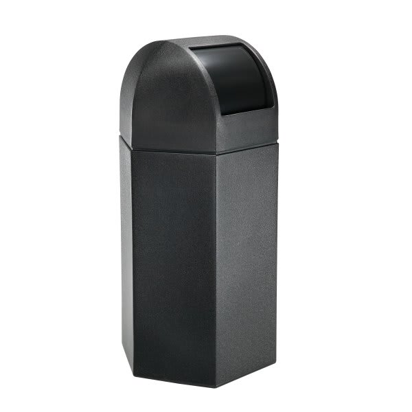 Commercial Zone Polytec™ 50 Gal. Hex Dome Trash Can Lid (Black)