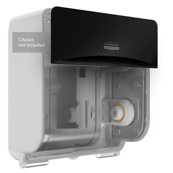 Kimberly-Clark Icon 58783 Fcaplat 4 Roll Corelss Stndard Roll Toilet Paper Dispenser