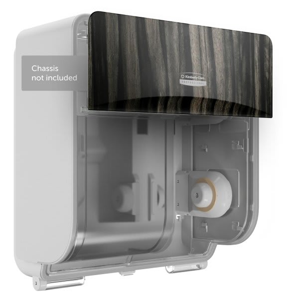 Kimberly-Clark Icon 58833 Faceplate, 4 Roll Corlss Standard Roll Toilet Paper Dispenser