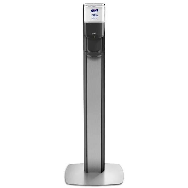 Purell Messenger Es8 Silver Panel Floor Stand With Dispenser