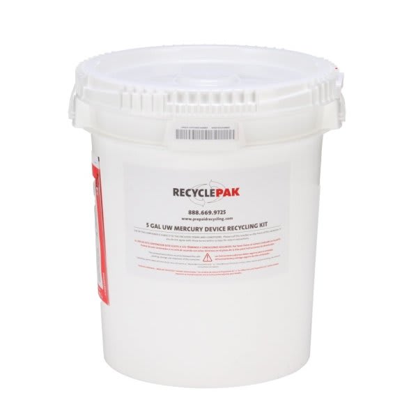 Veolia 5 Gal Universal Waste Mercury Containing Equipment Recycling Pail