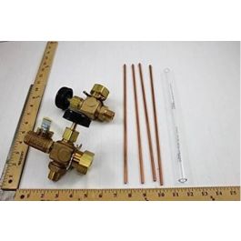 Conbraco Industries 24-302-00 Liquid Level Gauge 5/8" OD X 12" L Bronze 1/2" NPT