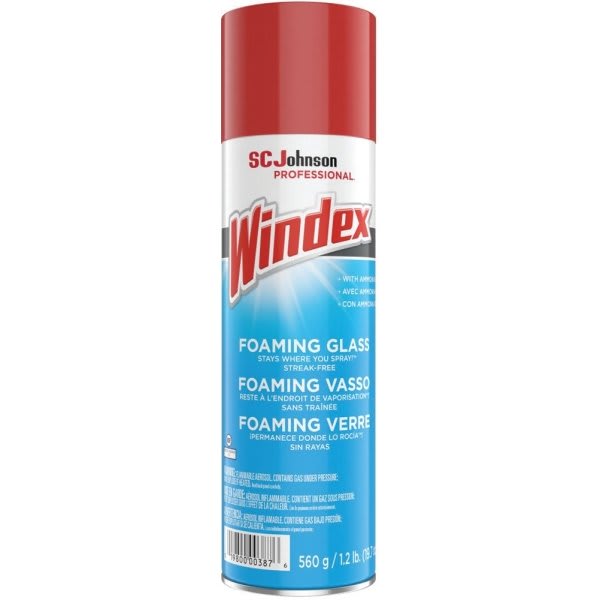 Windex 19.7 Oz Glass Cleaner Foaming Aerosol