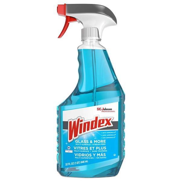 Windex Glass Cleaner With Ammonia-D, 32 Oz, Case Of 8