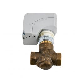 Siemens 254-01110 1/2" 2-Way N/C Valve Assembly Linear Bronze 4.0Cv W/SSB81U