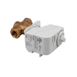 Siemens 254-01117 1/2" 3-Position 2-Way Valve Assembly N/O NSR 63Cv 24V