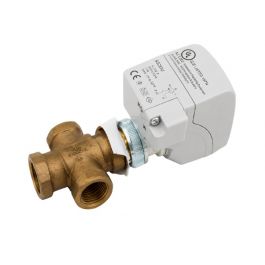 Siemens 254-01136 1/2" 3-Way Mix Valve Assembly Float 24V 2.5Cv