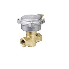 Siemens Building Technology 256-02014 1" N/C 2-Way Valve Assembly W/2" Pneumatic Actuator 10Cv 10-15 PSI Brass