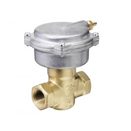 Siemens 256-02025 1/2" 2-Way Pneumatic Actuator Valve Assembly 2" 4.0 Cv 10-15 PSI 2"-Top N/C S/S