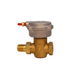 Siemens Building Technology 257-02048 1/2" 2-Way Pneumatic Actuator Valve Assembly N/O SS 2" 3-8 PSI 2"-Top 0.4Cv FXCUM