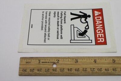 Genie Part # 25988GT – Decal, Lanyard Anchor