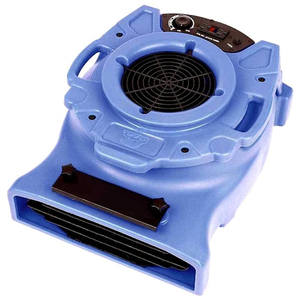 B-Air Hp Low Profile, 1/4, Blue, Air Mover Blower Fan, For Water Damage Restoration