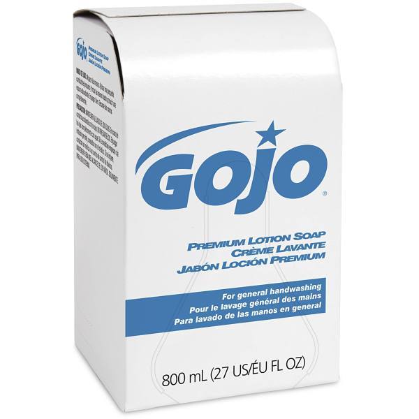 Gojo Premium Lotion Soap Refill For The Gojo 800 Series Bag-In Case Of 12