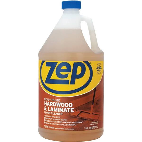 Zep 1 Gallon Hardwood And Laminate Floor Cleaner Case Of 4