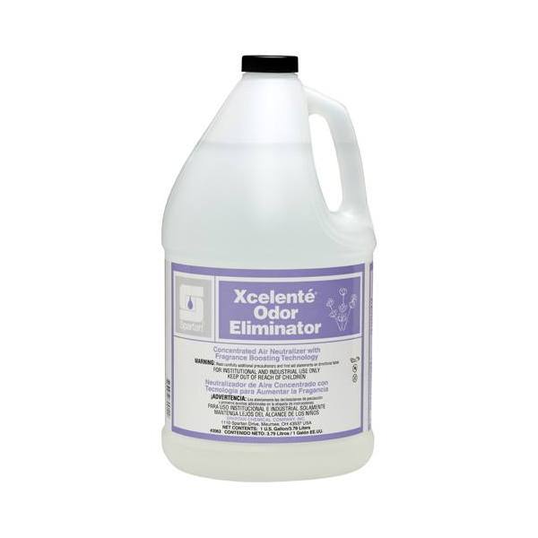 Spartan Xcelente Odor Eliminator, Fresh Lavender Scent, 1 Gal, Case Of 4