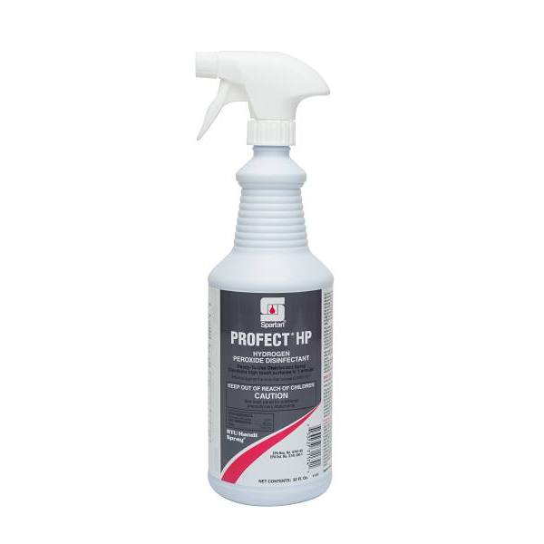 Spartan Profect Hp Disinfectant Cleaner, 1 Quart, Case Of 12