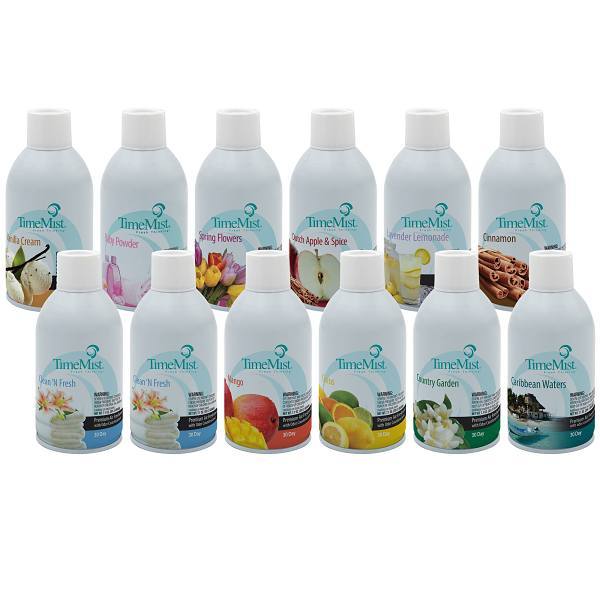 Timemist Assorted Scents MeteredRefills (12-Carton)