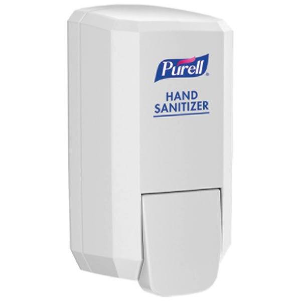 PURELL Cs2 Push-Style Hand Sanitizer Dispenser, White, Case Of 6