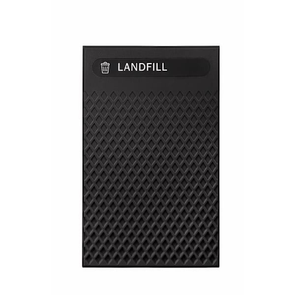 Rubbermaid Commercial Large Decorative Plastic Landfill Insert Panels (Black)