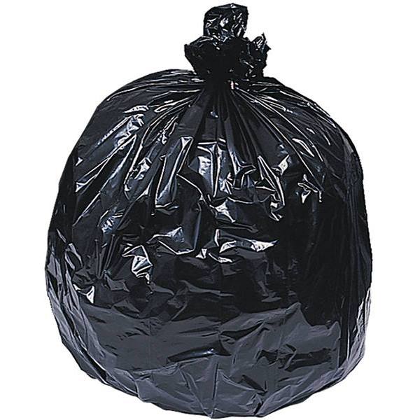 Berry Plastics 96 Gal 2 Mil 52" X 75" Black Low-Density Trash Bags Case Of 50