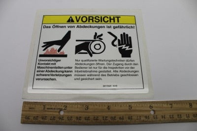 Genie Part # 28175GRGT – Decal, Warning, Compartment Access