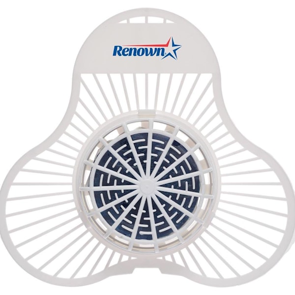 Renown Non-Para Enzymatic Urinal Screen Deodorizing Urinal Block And Screen, Cherry Scent, Pack Of 12