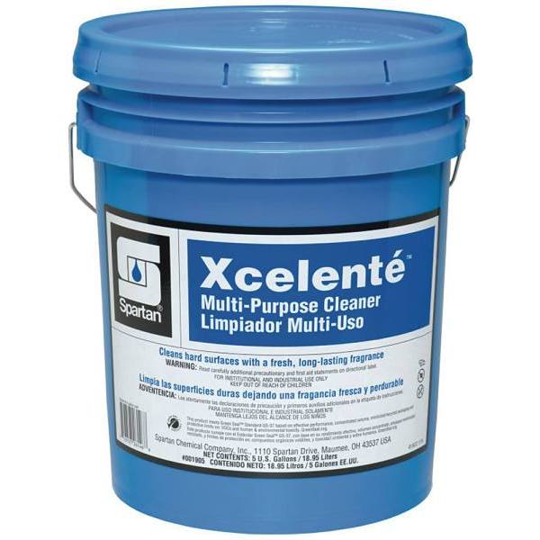 Spartan Xcelente Multi-Purpose Cleaner, Fresh Lavender Scent, 5 Gal