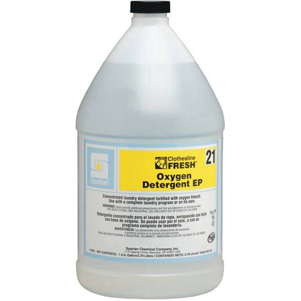 Spartan Clothesline Fresh, Oxygen Detergent EP 21, Unscented, 1 Gal.