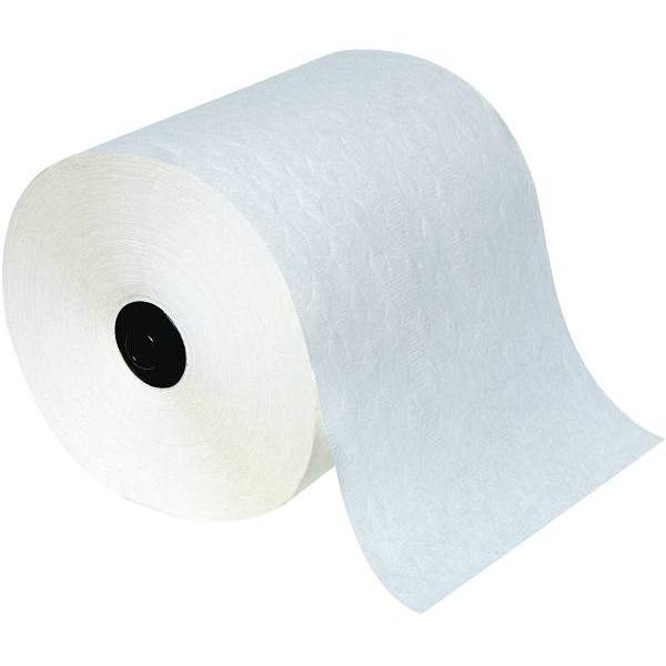 enMotion 8" Premium Embossed 1-Ply Roll Towel, White, Case Of 6