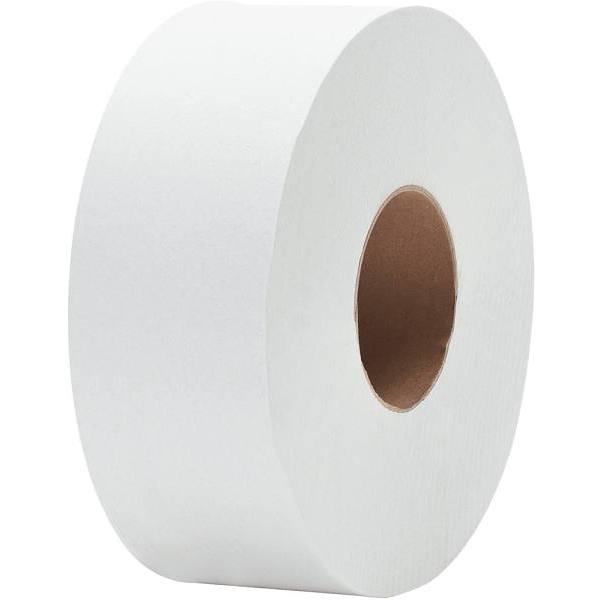 Green Heritage Jumbo 2-Ply 100% Recycled Bathroom Tissue, White, Case Of 12