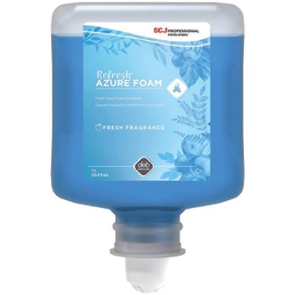 Sc Johnson Professional Refresh Azure Foam Hand Soap, Orange Tip Cartridge, 1l, Case Of 6
